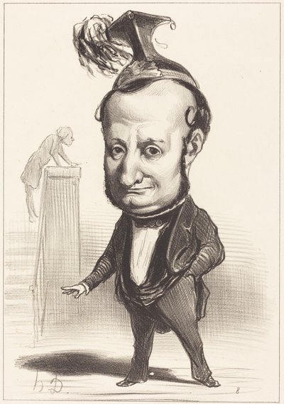 L.F. Raymond Wolowski by Honoré Daumier