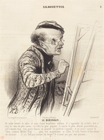 The Distracted One by Honoré Daumier
