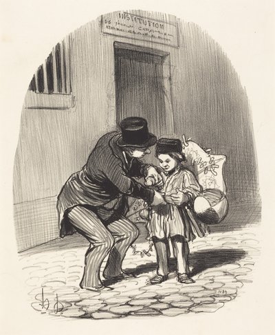 The Day of Outing by Honoré Daumier
