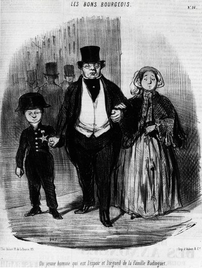 Les Bons Bourgeois by Daumier, in Charivari of 16/09/1846 by Honoré Daumier