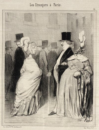 The Foreigners Viewed by Themselves by Honoré Daumier