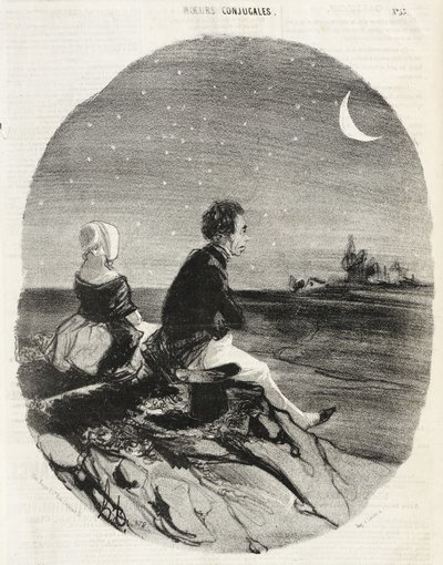 Madame Anastasie Boujot is of First Strength... by Honoré Daumier