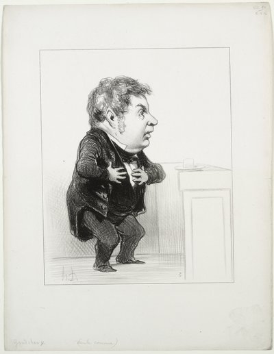 Michel Goudchaux by Honoré Daumier