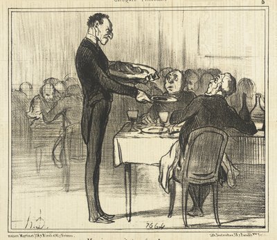 Would Sir Like Some Pancakes?... by Honoré Daumier