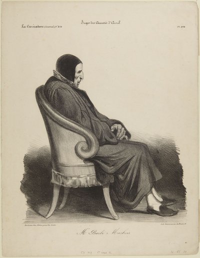 Mr. Barb, Marbois by Honoré Daumier