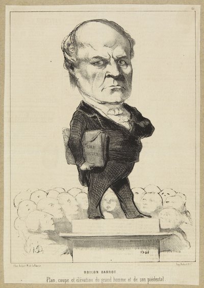 Odilon Barrot by Honoré Daumier