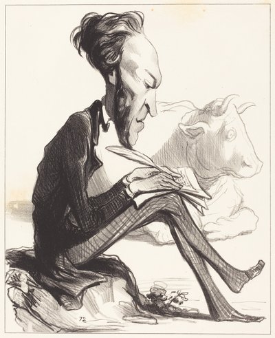 Ph. Auguste Demesmay by Honoré Daumier