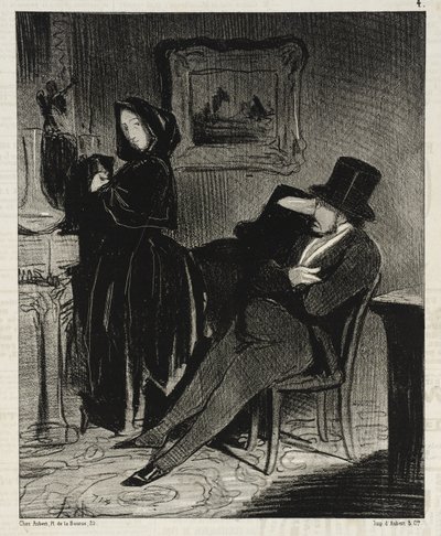 More often than I will lead you...to the ball... by Honoré Daumier