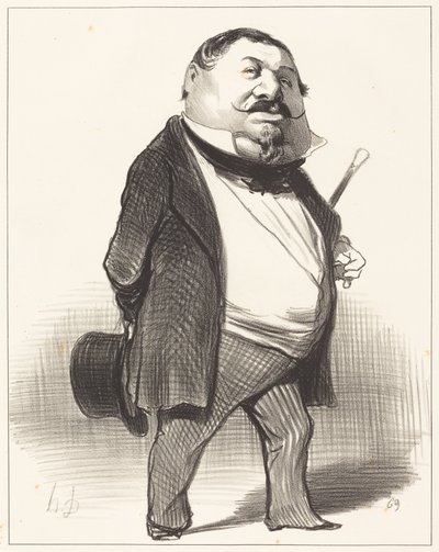 Prince Lucien Murat by Honoré Daumier