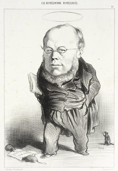 Proudhon by Honoré Daumier