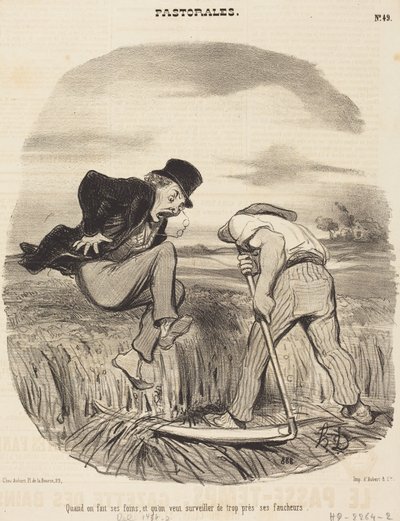 When We Make Hay... by Honoré Daumier