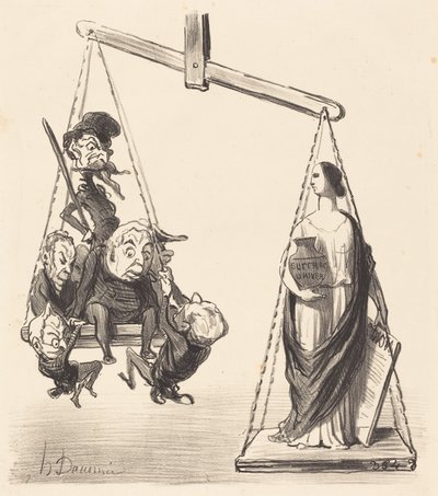 Universal Suffrage by Honoré Daumier