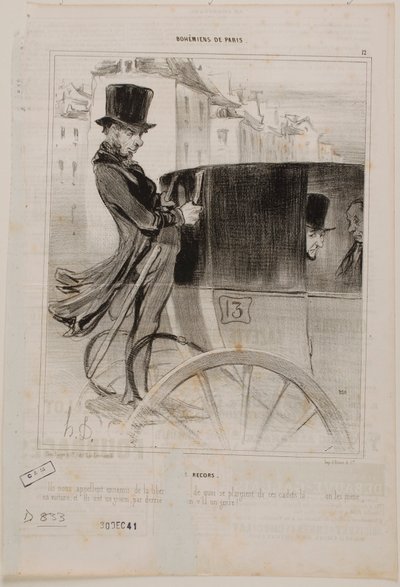 The Bailiff’s Man by Honoré Daumier