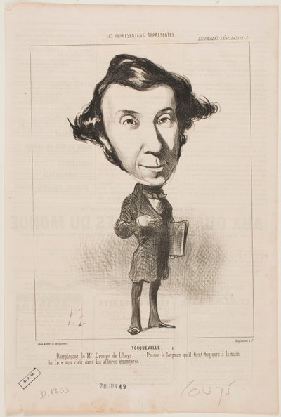 Tocqueville by Honoré Daumier