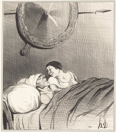 Ulysses and Penelope by Honoré Daumier