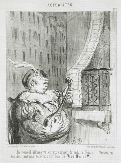 A New Almaviva... by Honoré Daumier
