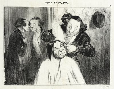 A Gunshot! by Honoré Daumier