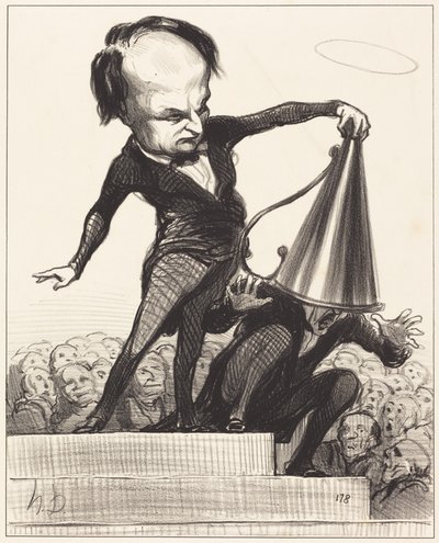 One Glory Extinguishes Another by Honoré Daumier