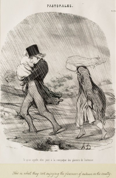 What We Call, Going to Enjoy the Country by Honoré Daumier
