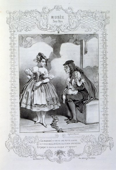 Illustrations about ideas and legends Philipon under the title Les Cent and Robert Macaire by Honoré Daumier