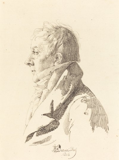 Portrait of a Man by Honore Jean Dubois Duperray