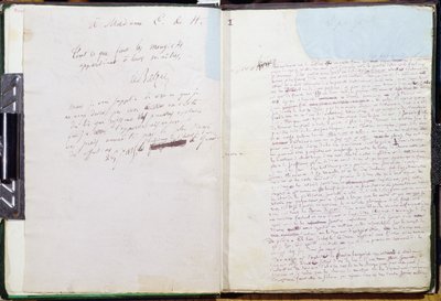 First page and dedication to Madame Hanska of 