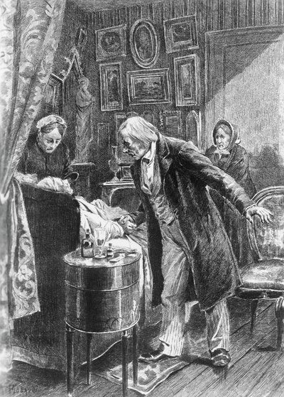 Illustration by Alcide Theophile Robaudi for Cousin Pons, Novel by Honore de Balzac by Honore de Balzac