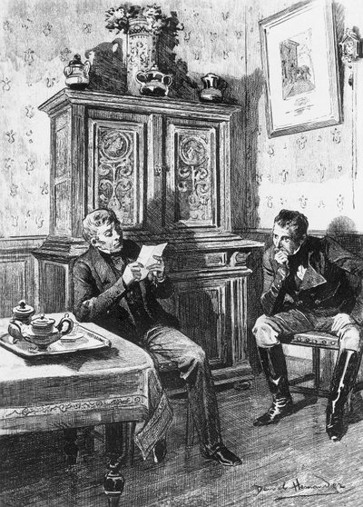 Illustration for Country Doctor, novel by Honore de Balzac from Human Comedy, published in 1902, Paris by Honore de Balzac