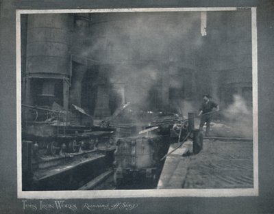 Tees Iron Works - Running Off Slag by Hood and Co. Ltd