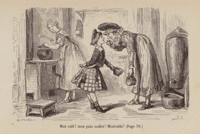 Illustration for Un Bon Petit Diable by Horace (after) Castelli