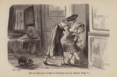 Illustration for Un Bon Petit Diable (engraving) by Horace (after) Castelli