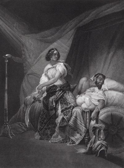 Judith and Holofernes, Judith, Ch 13, v 4, 7 by Horace (after) Vernet