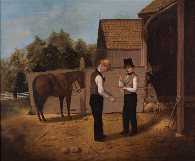 Bargaining for a Horse, 1850-1855 by Horace Bundy