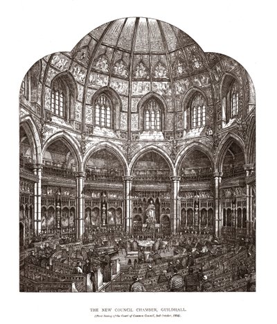 The New Council Chamber Guildhall by Horace Jones