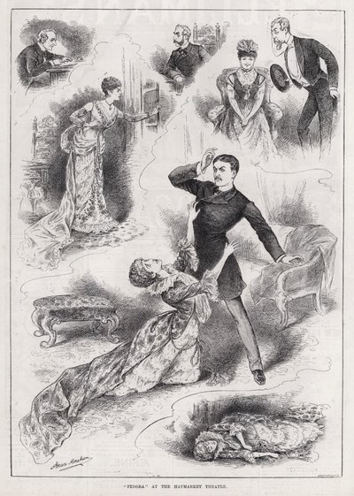 "Fedora" at the Haymarket Theatre by Horace Morehen