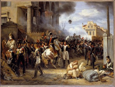 Campaign of France: The Barrier of Clichy, Defense of Paris on March 30, 1814 by Emile Jean Horace Vernet