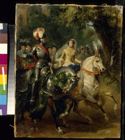 Cavalcade by Emile Jean Horace Vernet