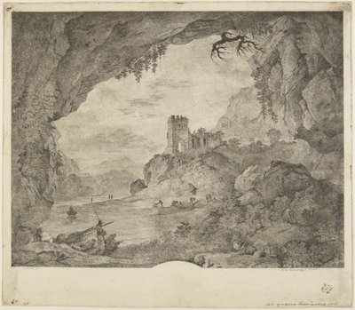 Fishing by Moonlight by Horace Vernet