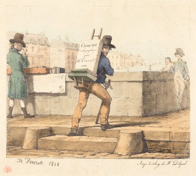 Frontispiece for the portfolio "Lithographic Sketches by H. Vernet" by Horace Vernet
