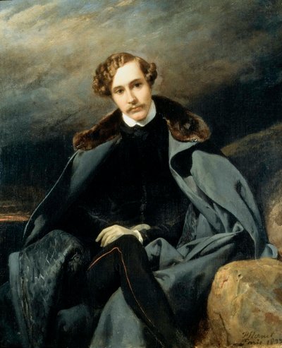 Portrait of Prince Alexander Ivanovich Baryatinsky by Emile Jean Horace Vernet