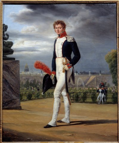 Portrait of collector Philippe Lenoir (1785 - 1867) by Emile Jean Horace Vernet