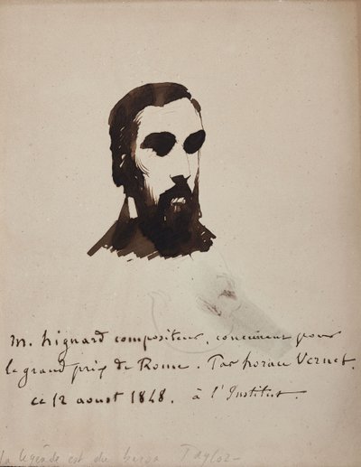 Portrait of the Composer Aristide Hignard, 1848 by Emile Jean Horace Vernet