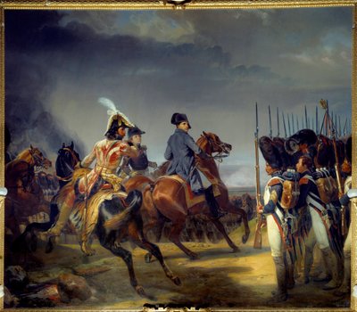 The Battle of Jena on 14/10/1806 by Emile Jean Horace Vernet