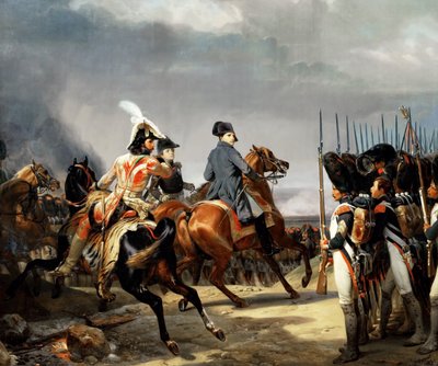 The Battle of Jena on 14 October 1806 by Emile Jean Horace Vernet