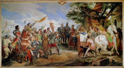 The Battle of Bouvines by Horace Vernet
