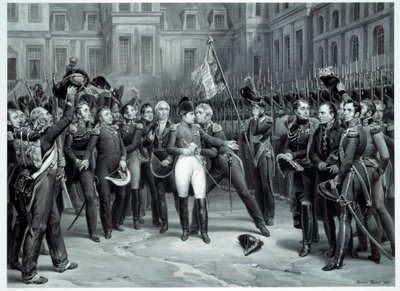 The Farewell of Napoleon Bonaparte to the Imperial Guard by Emile Jean Horace Vernet