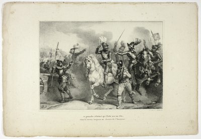 This Brilliant Plume That Floats Above My Head by Horace Vernet
