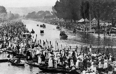Henley Regatta, Oxfordshire, 6th July 1912 by Horace Walter Nicholls