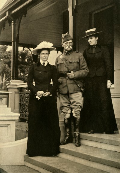 Lord Roberts and His Daughters at Pretoria, 1900, 1901 by Horace Walter Nicholls