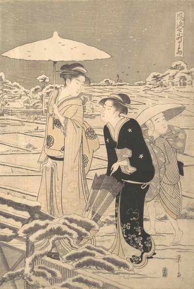 Kayoi Komachi, from the Series Seven Elegant Episodes of the Poet Komachi by Hosoda Eishi